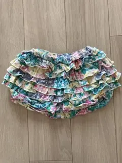 fafa フェフェ　かぼちゃパンツ　ショートパンツ ブルマ　フリフリパンツ80