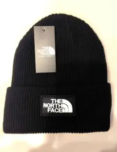 THE NORTH FACE 黒 ニット帽 新品タグ付き　キッズ