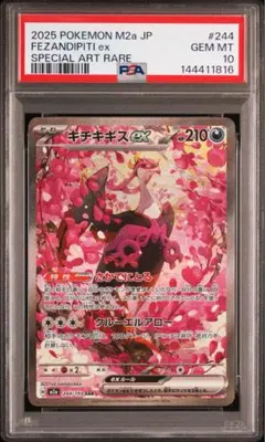 【PSA10】キチキギスex SAR 244/193 M2a PSA10】キチキギスex 244/193 SAR - メルカリ