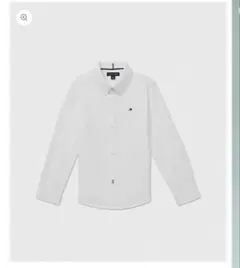 (美品)Tommy Hilfiger 子供用フォーマルシャツ 白 タグ付き