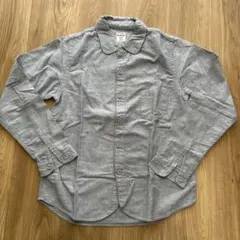 D.M.G. 丸襟長袖シャツ②日本製 グレー