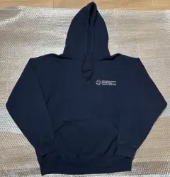 古着 スウェット パーカー フーディー コットン マルタ十字 サイズL