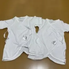 新生児用ホワイトコンビ肌着 45cm