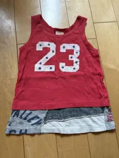 デニムアンドダンガリー100 赤