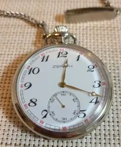 ZENITH 懐中時計 トルコ列車 ZENITH（時計） ZENITH トルコ鉄道アンティーク時計 : 古時計の