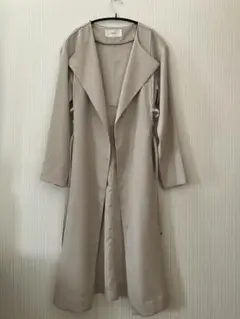 美品 VICKY レースアップ ロング ジャケット L ビッキー アウター
