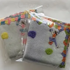 近沢レース 新品 ボルダリング 2枚セット シーズンタオルハンカチ