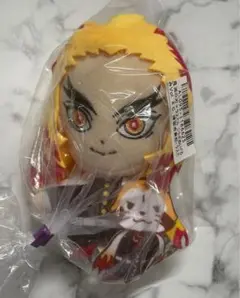 鬼滅の刃　ラスカル　コラボぬいぐるみ　煉獄杏寿郎