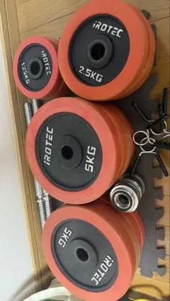 IROTEC ダンベルセット 55kg トレーニングベンチ他付き