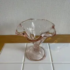 澤田和香奈 フリルパフェグラス デザートカップ (黄色ふち) 澤田 和香奈 個展 | Eckepunkt | エッケプンクト【自由が丘