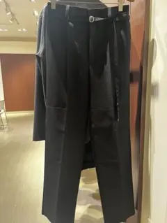 JIL SANDER ブラック スラックス 44