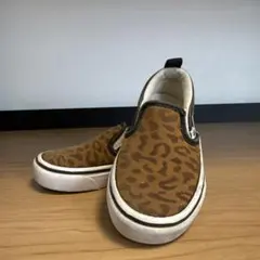 VANS ヒョウ柄 スリッポンスニーカー