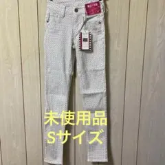 未使用　スキニーパンツ　S 白　ストレッチ