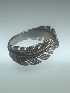 フェザー　シルバーリング　フリーサイズ