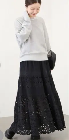 IENA コットンレースティアードスカート38 コットンレースティアードスカート | イエナ(IENA) | マルイウェブチャネル