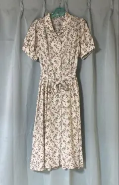 ミモレ丈開襟ワンピース