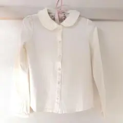 anyFAM フリル付き白シャツ