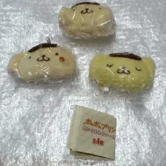 【ひ-4】ポムポムプリン ぬいぐるみチャーム 3個セット