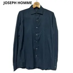 JOSEPH HOMME オーナメントシャツ ダークネイビー　46