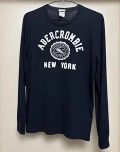 アバクロ Abercrombie & Fitch A&F ロンT 袖プリント