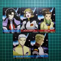 ガンダムSEED DESTINY カード×5 CH-70,72,74,69,68