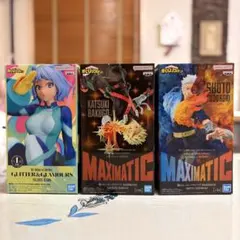 【新品未開封】ヒロアカ 轟焦凍 爆豪勝己 波動ねじれフィギュア3体セット