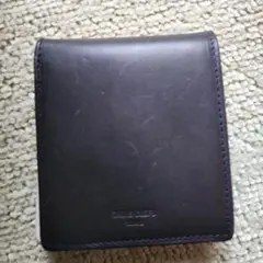 ぱ様専用黒のレザー二つ折り財布