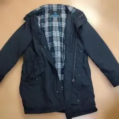 BURBERRY BLUE LABEL フード付きコート