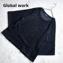 ✨️Global work✨️グローバルワーク 半袖 トップス ブラックのサムネイル