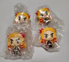 鬼滅の刃　煉獄杏寿郎 ちょこのっこフィギュア 4体セット