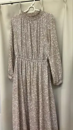 Honeys 花柄ワンピース L ピンク　長袖