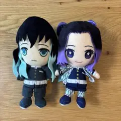 鬼滅の刃 ぬいぐるみ 時透無一郎と胡蝶しのぶ2体セット