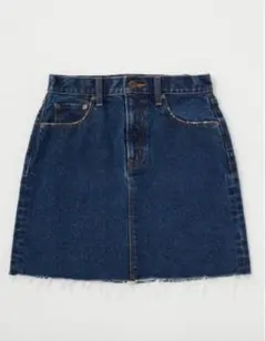 【美品】MOUSSY マウジー デニムミニスカート 切りっぱなし XS