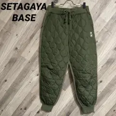 世田谷ベース　キルティング ワークパンツ ベージュ グリーン Mサイズ 所ジョージ 世田谷ベース SEAF古着キルティングカーゴ