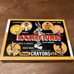 Pentel Looney Tunes 12色クレヨンセット未使用品ビンテージのサムネイル