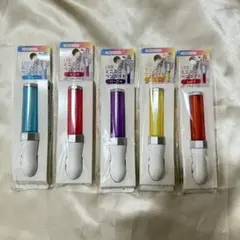 セリア LEDミニミニペンライト 5点セット　推し活 カラーのサムネイル