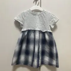 COMME CA ISM チェック柄ワンピースのサムネイル