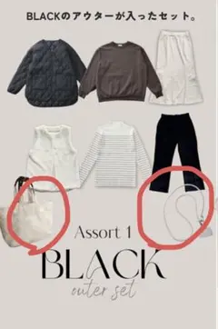 yumi × tera ハッピーバッグ　しまむら　トートバッグ　スマホショルダー