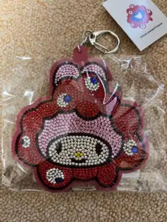 【大阪関西万博】サンリオ×ミャクミャク きらきらレザーキーホルダー マイメロディ