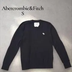 Abercrombie & Fitch ネイビー Vネックセーター S