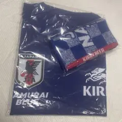 サッカー日本代表 KIRIN 非売品 応援セット Tシャツ タオル ステッカー