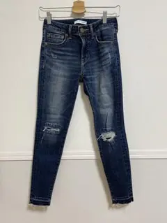 AZUL BY MOUSSY スキニーデニム ダークブルー