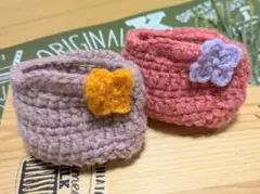 ハンドメイド　ミニミニマルシェバッグ