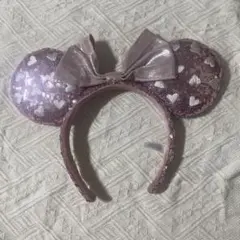 ミニー カチューシャ ミニーパルパルーザ ピンク ハート模様 カチューシャ