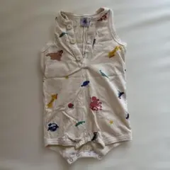 Petit Bateau オーガニックコットンロンパース 6m
