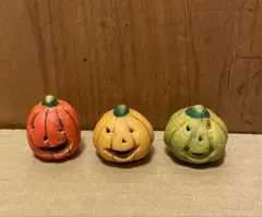 ナチュラルキッチン　ハロウィン　カボチャ　3個セット