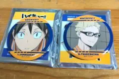 ハイキュー　月島＆山口　缶バッジセット！