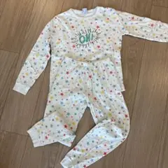 Petit Bateau 星柄パジャマ 長袖・長ズボン 10ans/140xm