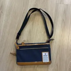 Bianchi ショルダーバッグ ネイビー×キャメルのサムネイル