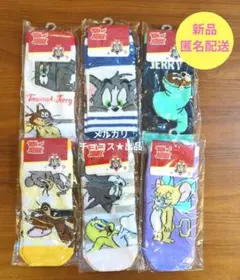 トムとジェリーソックス くつ下 6種セット(メルカリ便・匿名配送)のサムネイル
